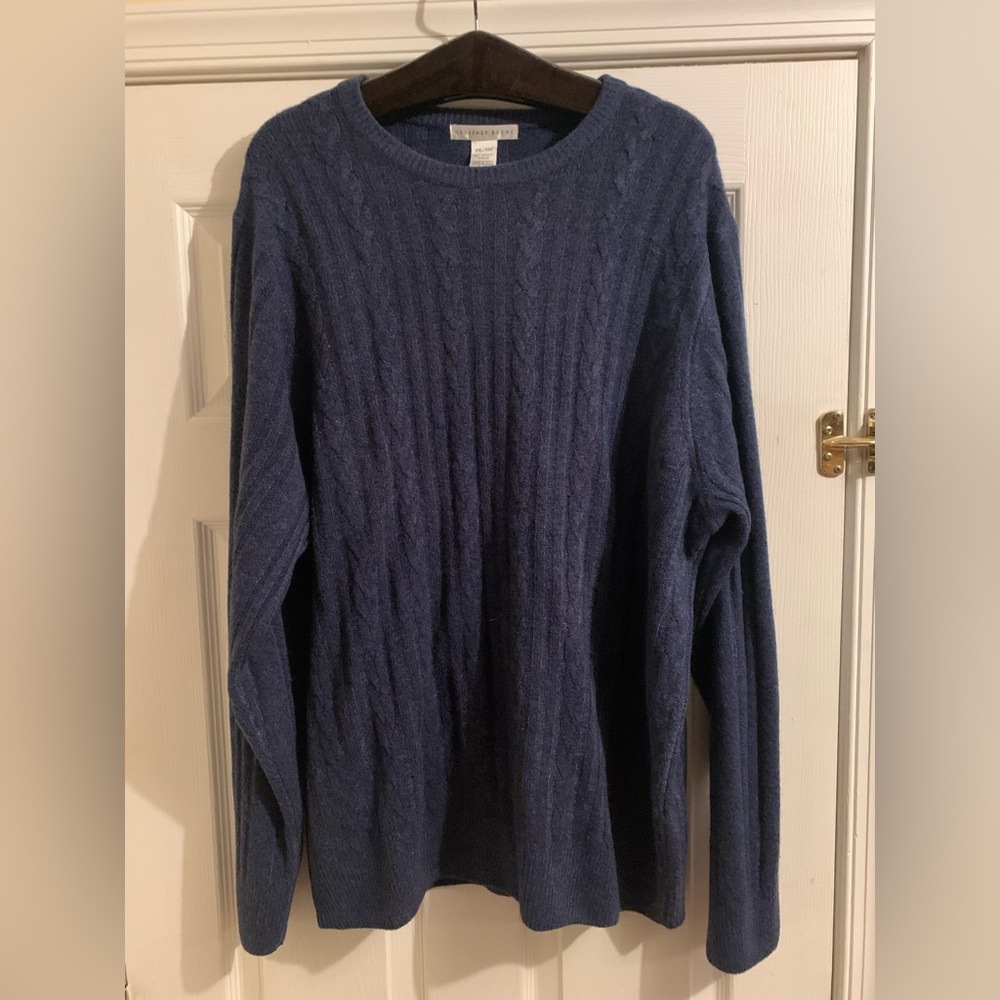 Geoffrey Bean men’s sweater in dark blue